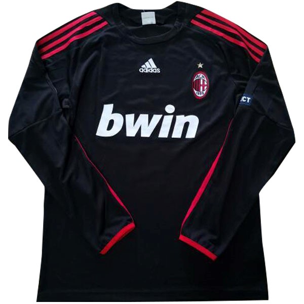 Camiseta Milan Tercera equipo ML Retro 2009-10 Negro